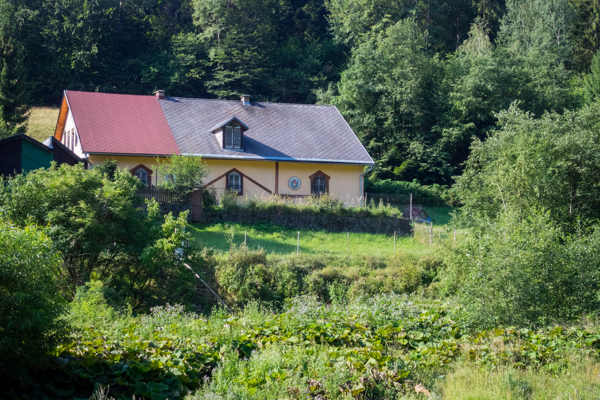 Vysoký vrch a Biela skala zo Sloviniek (Volovské vrchy)