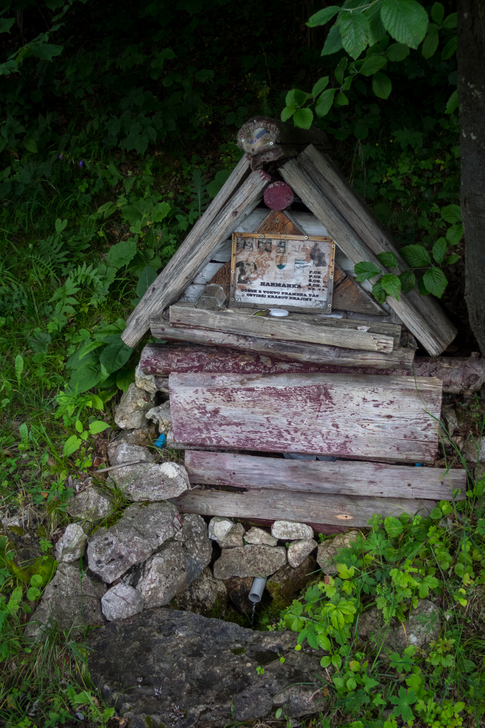 Vysoký vrch a Biela skala zo Sloviniek (Volovské vrchy)