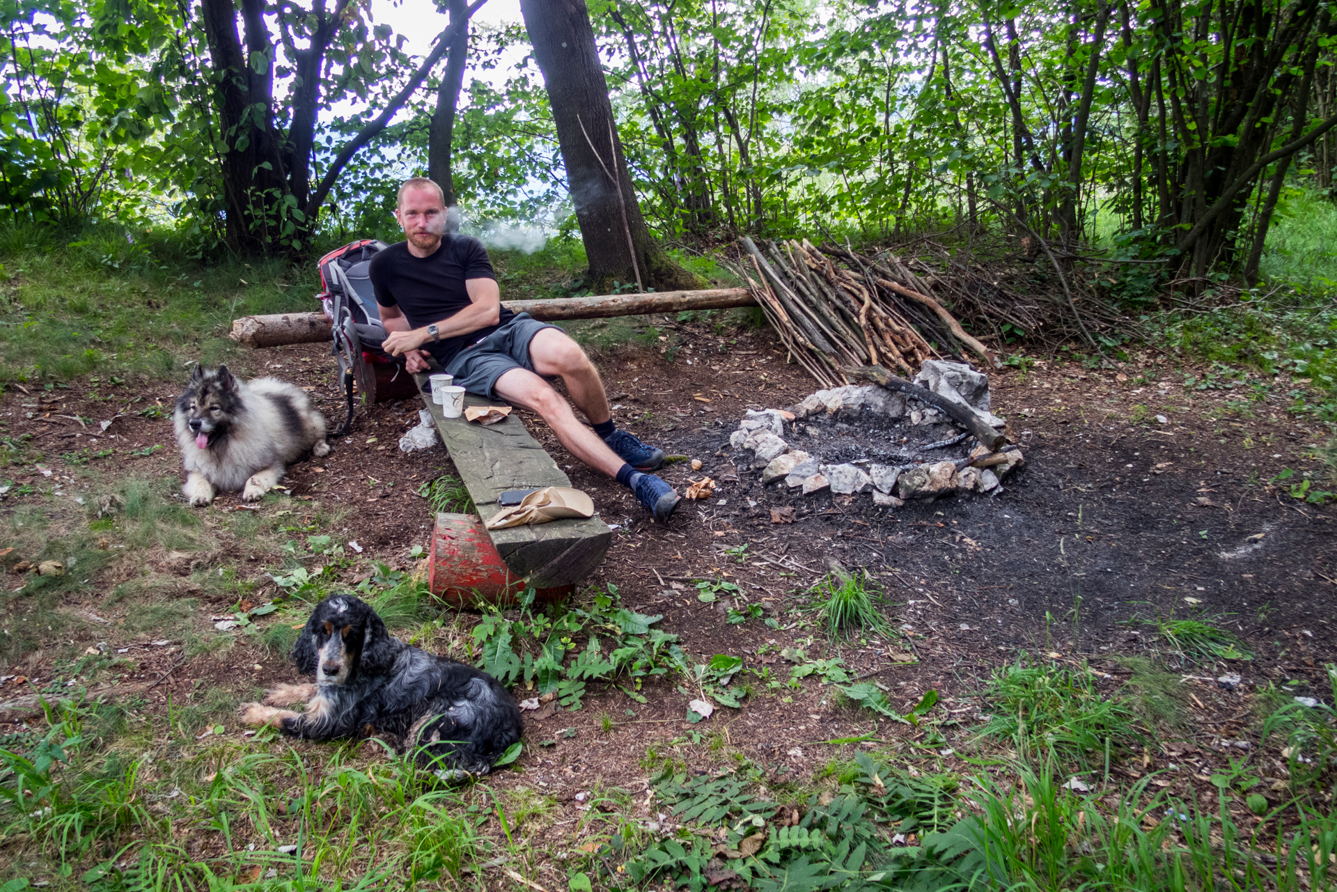 Vysoký vrch a Biela skala zo Sloviniek (Volovské vrchy)