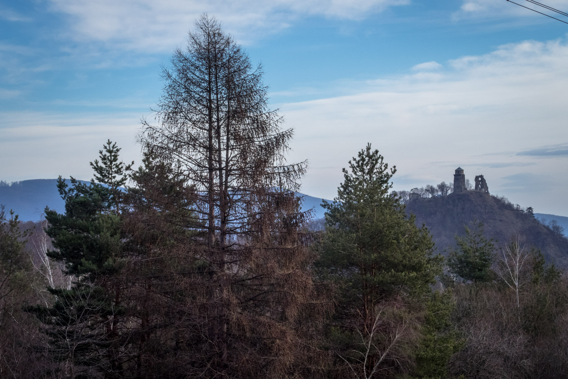 Bradlo a Dobrák zo Slanského sedla (Slanské vrchy)