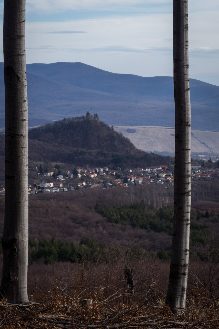 Bradlo a Dobrák zo Slanského sedla (Slanské vrchy)