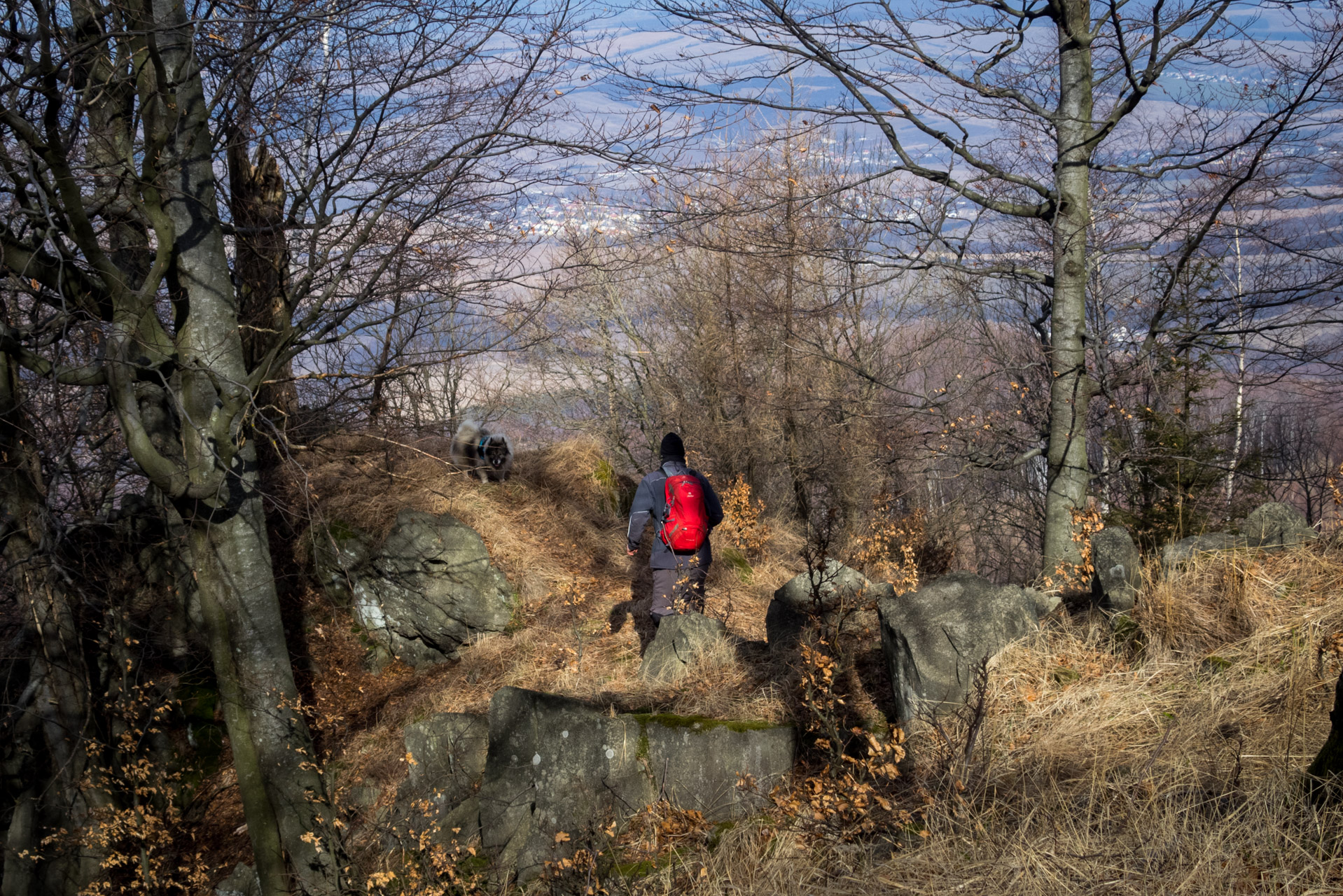 Bradlo a Dobrák zo Slanského sedla (Slanské vrchy)