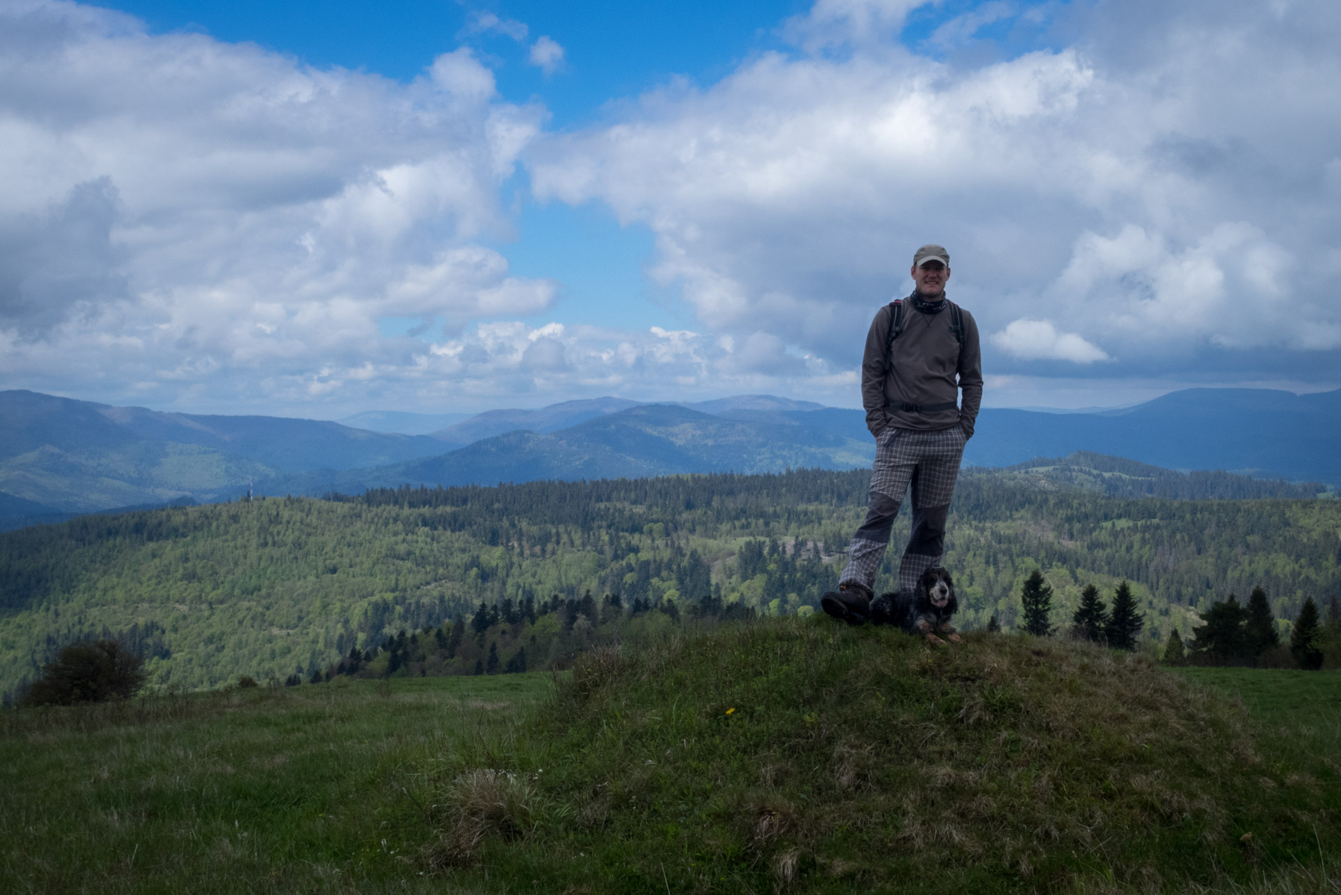 Holý vrch a Bukovec zo Švedlára (Volovské vrchy)