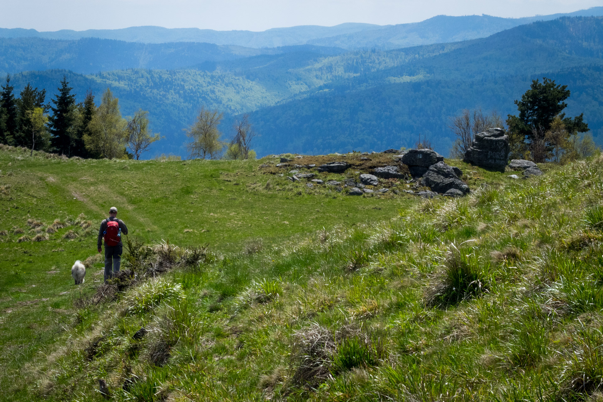 Holý vrch a Bukovec zo Švedlára (Volovské vrchy)