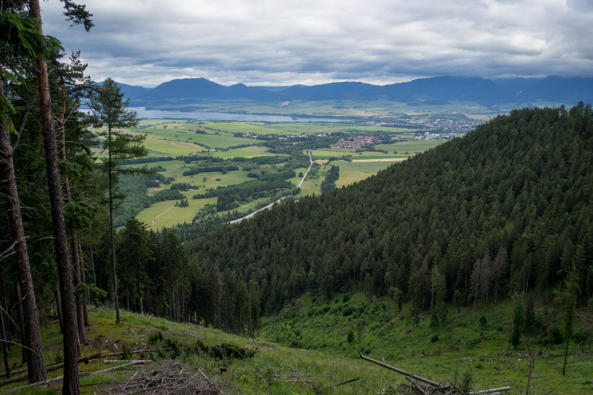 Krakova hoľa od ATC Bystrina (Nízke Tatry)