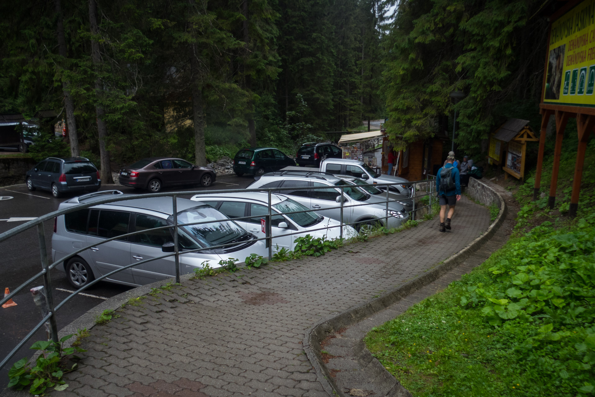 Krakova hoľa od ATC Bystrina (Nízke Tatry)