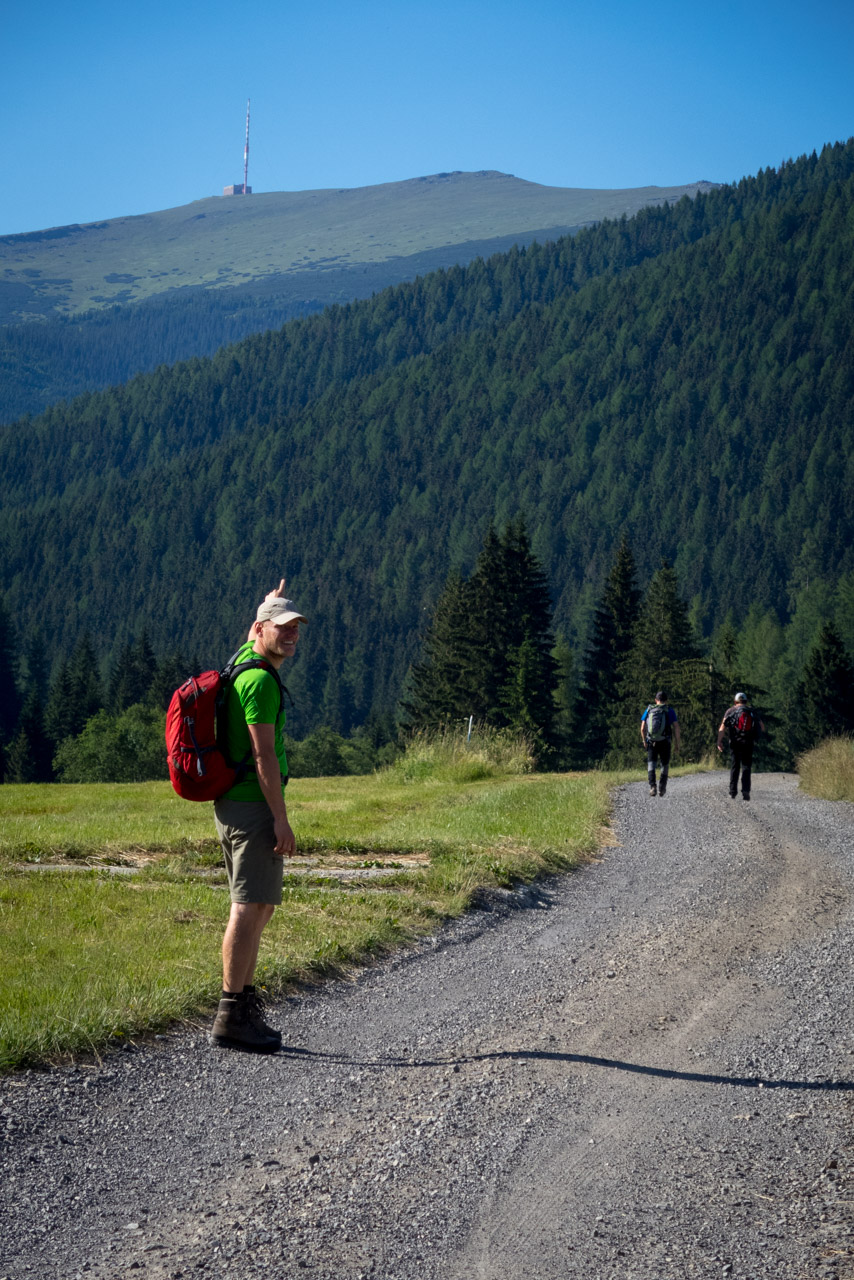 Kráľova hoľa a Ždiarske sedlo z Liptovskej Tepličky - Výpad (Nízke Tatry)