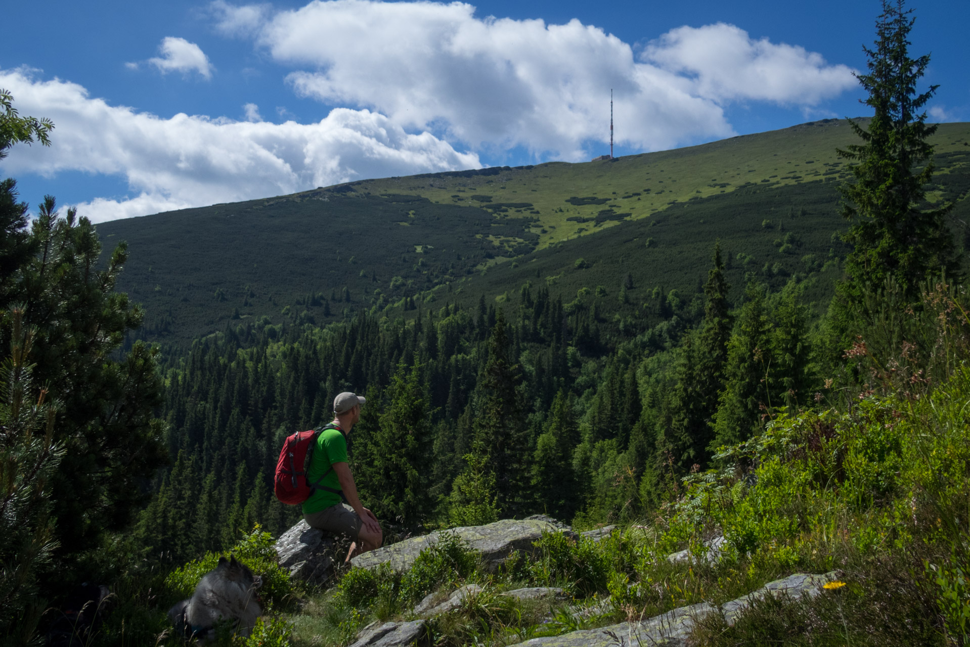 Kráľova hoľa a Ždiarske sedlo z Liptovskej Tepličky - Výpad (Nízke Tatry)