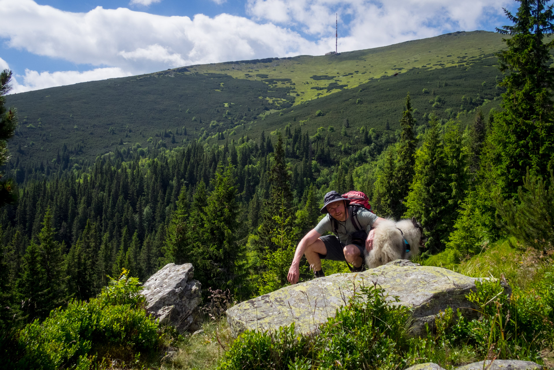 Kráľova hoľa a Ždiarske sedlo z Liptovskej Tepličky - Výpad (Nízke Tatry)