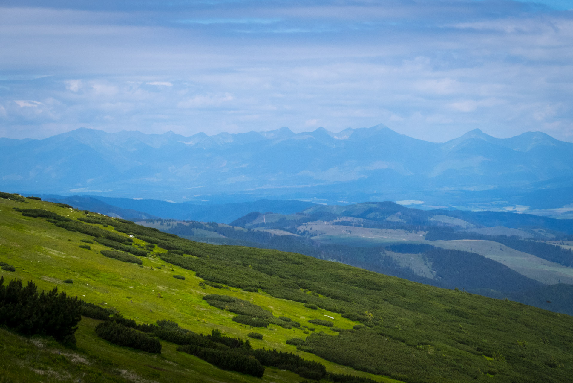 Kráľova hoľa a Ždiarske sedlo z Liptovskej Tepličky - Výpad (Nízke Tatry)