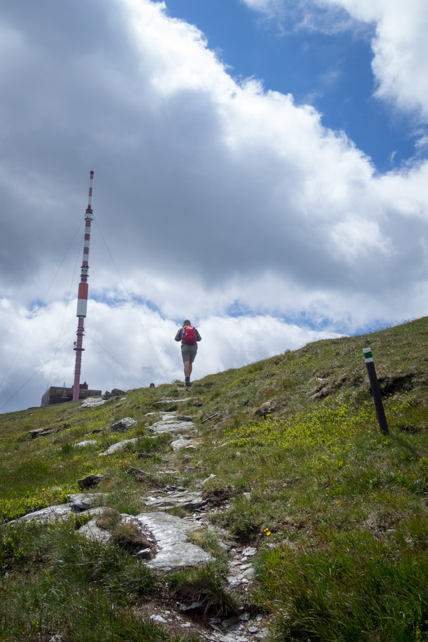 Kráľova hoľa a Ždiarske sedlo z Liptovskej Tepličky - Výpad (Nízke Tatry)