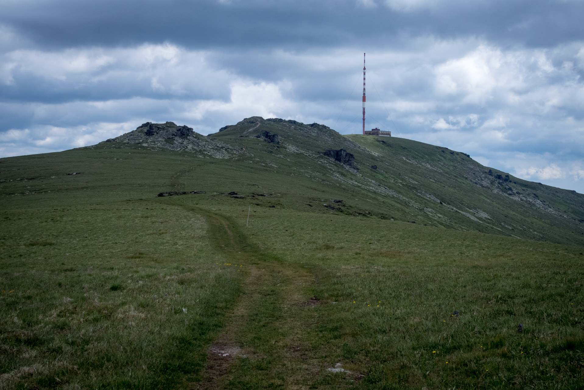 Kráľova hoľa a Ždiarske sedlo z Liptovskej Tepličky - Výpad (Nízke Tatry)