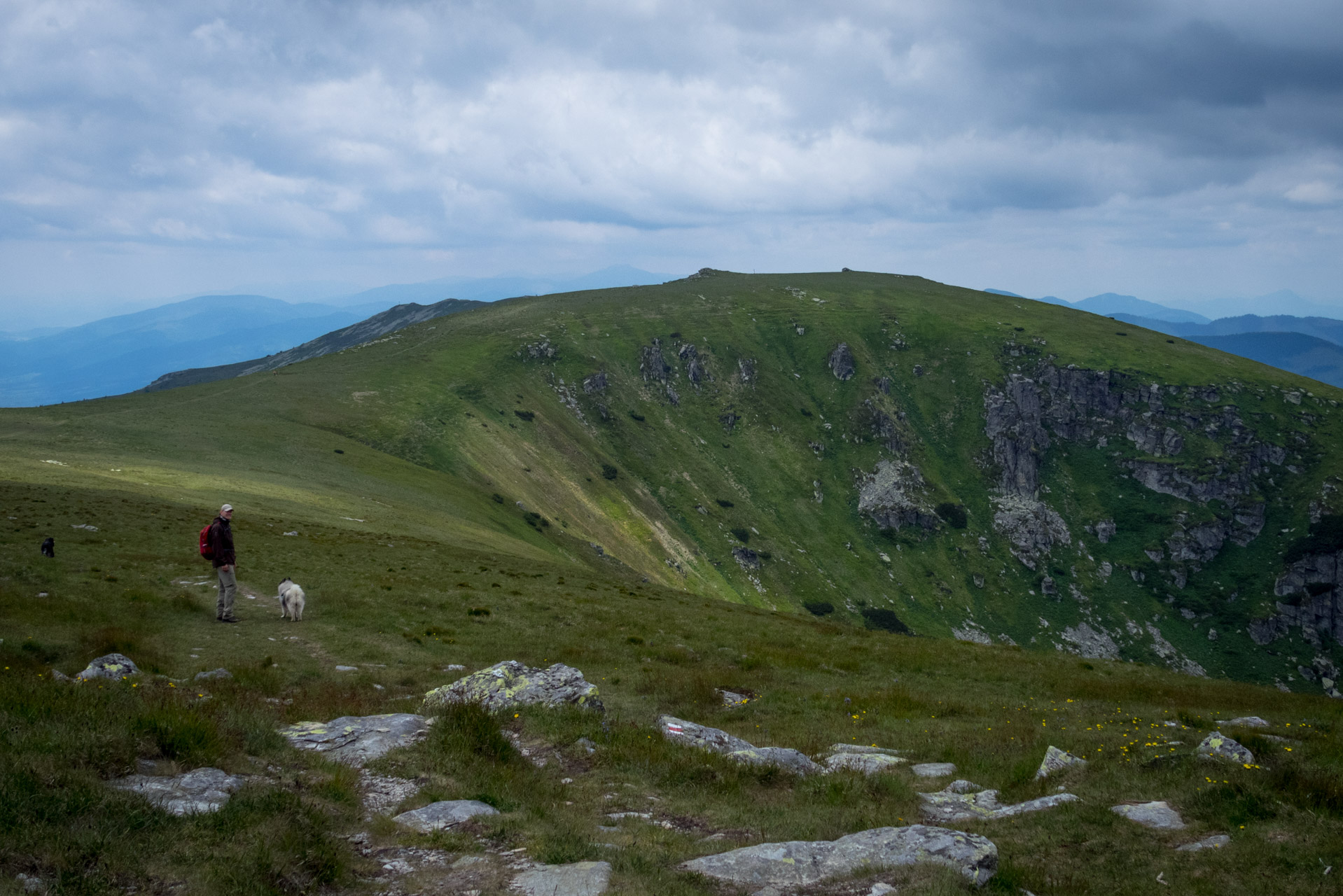 Kráľova hoľa a Ždiarske sedlo z Liptovskej Tepličky - Výpad (Nízke Tatry)