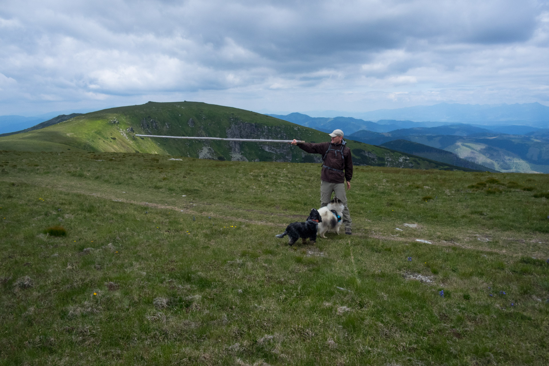 Kráľova hoľa a Ždiarske sedlo z Liptovskej Tepličky - Výpad (Nízke Tatry)