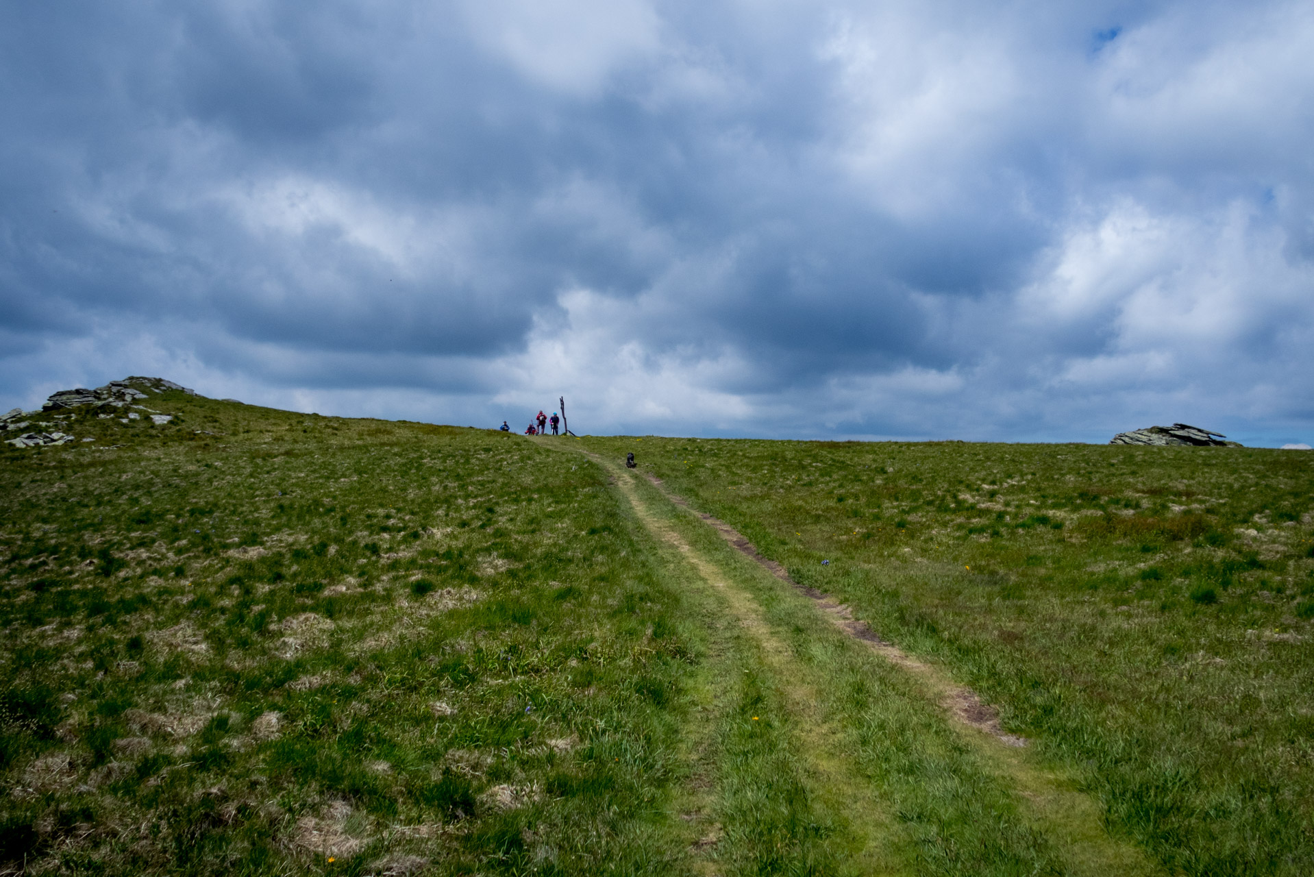 Kráľova hoľa a Ždiarske sedlo z Liptovskej Tepličky - Výpad (Nízke Tatry)