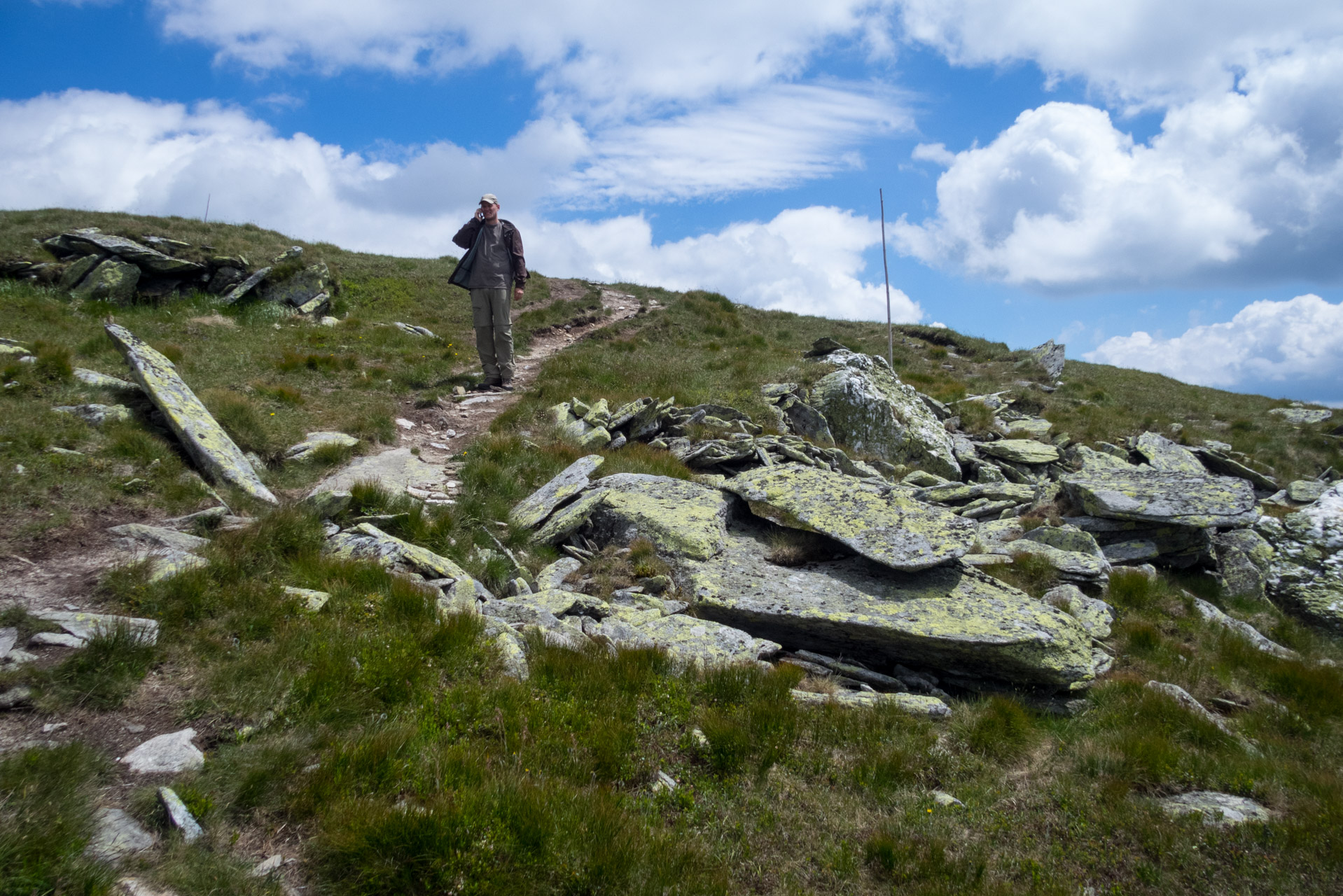 Kráľova hoľa a Ždiarske sedlo z Liptovskej Tepličky - Výpad (Nízke Tatry)