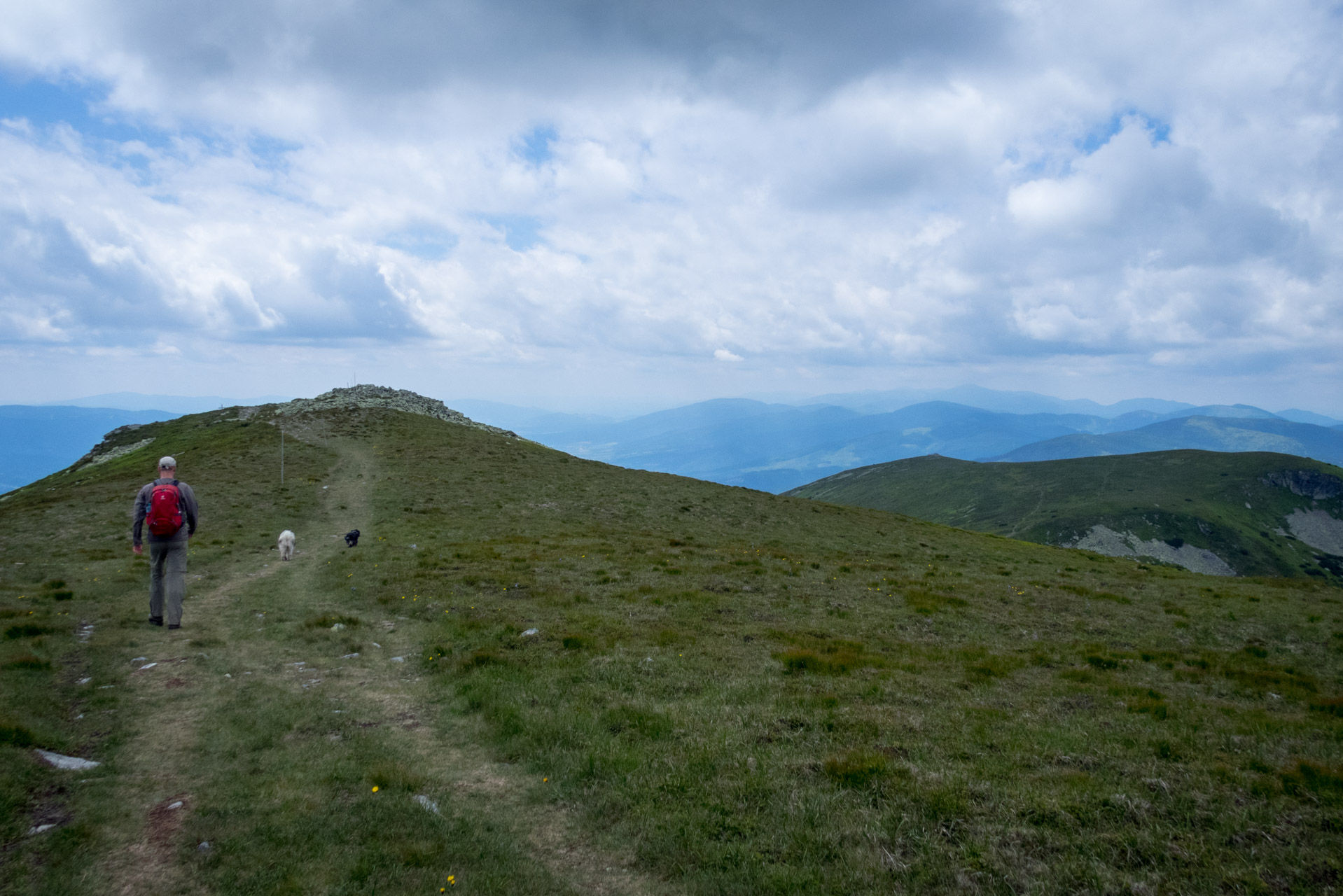 Kráľova hoľa a Ždiarske sedlo z Liptovskej Tepličky - Výpad (Nízke Tatry)