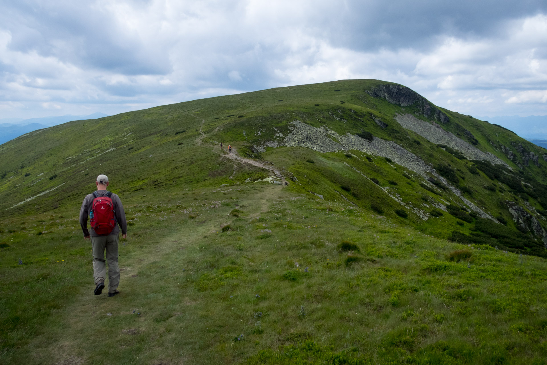 Kráľova hoľa a Ždiarske sedlo z Liptovskej Tepličky - Výpad (Nízke Tatry)