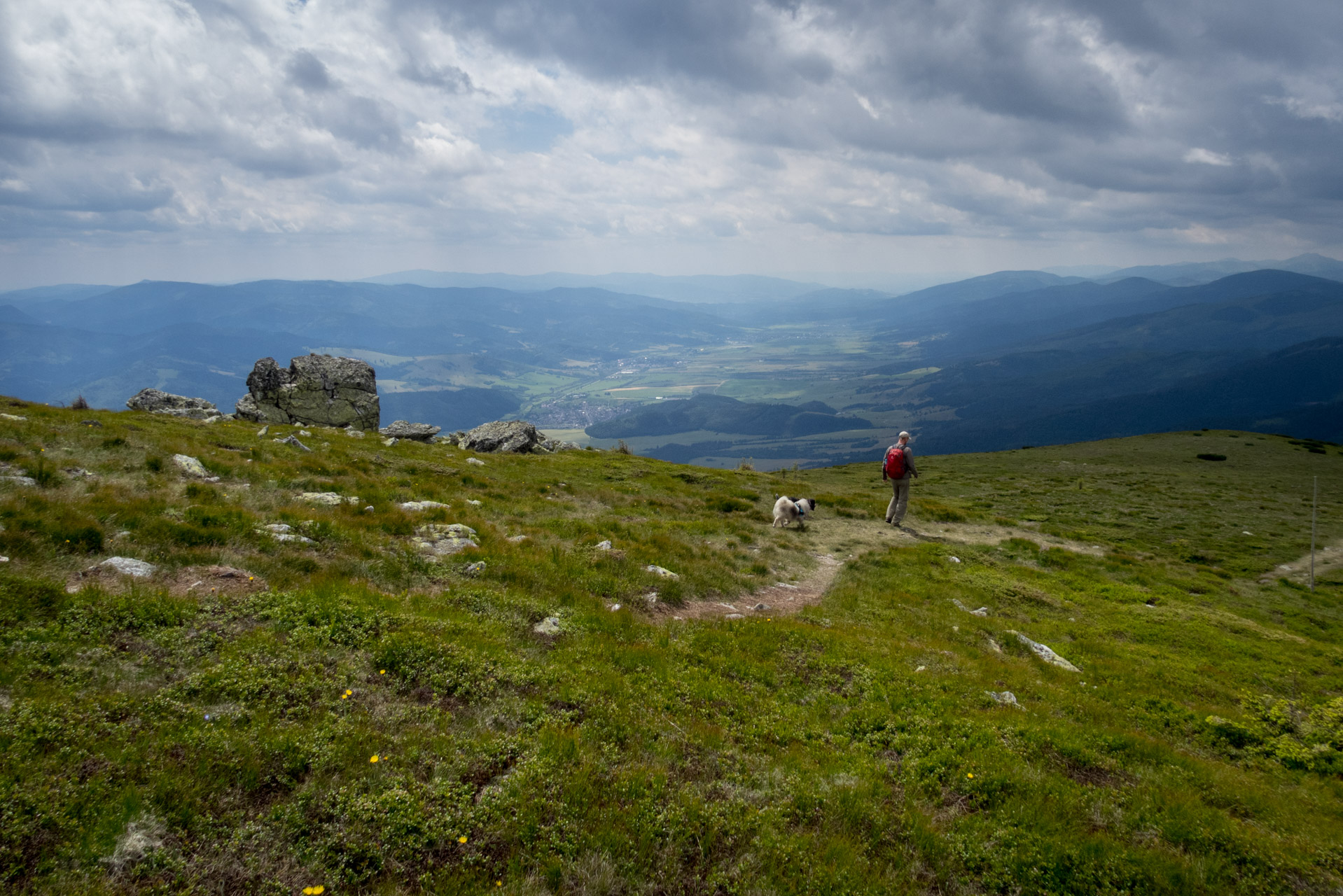 Kráľova hoľa a Ždiarske sedlo z Liptovskej Tepličky - Výpad (Nízke Tatry)