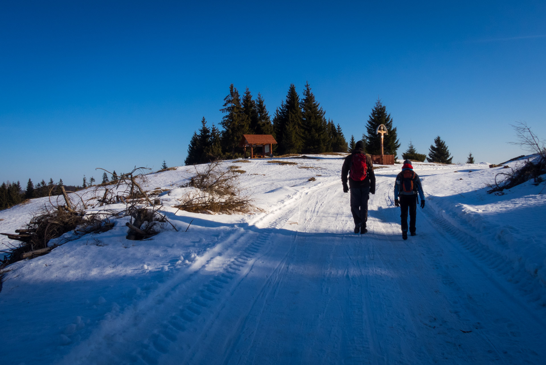 Ondrejisko (Borovniak) zo sedla Besník (Slovenský raj)