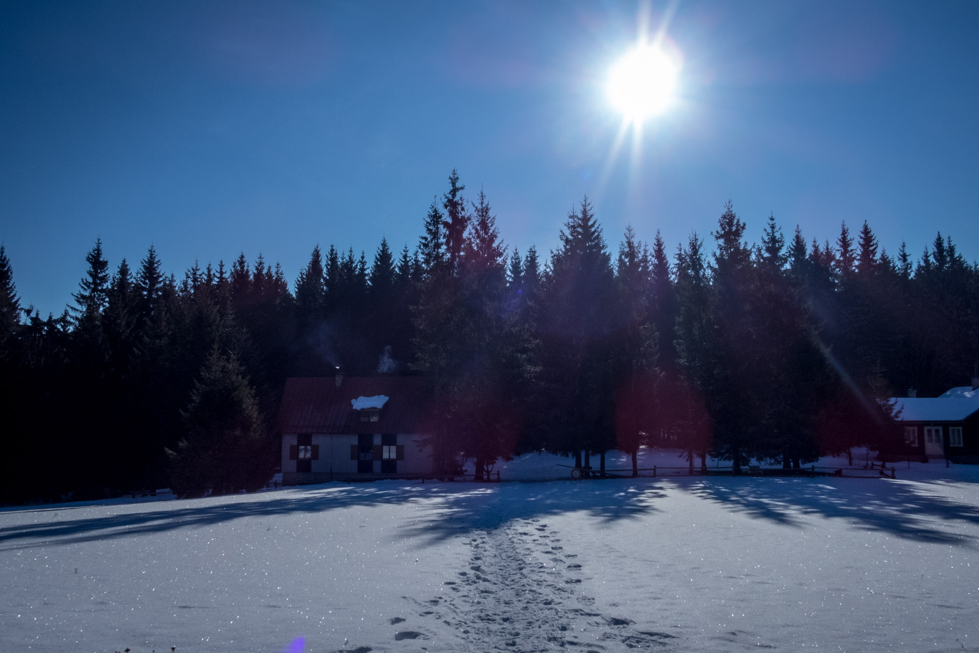 Ondrejisko (Borovniak) zo sedla Besník (Slovenský raj)