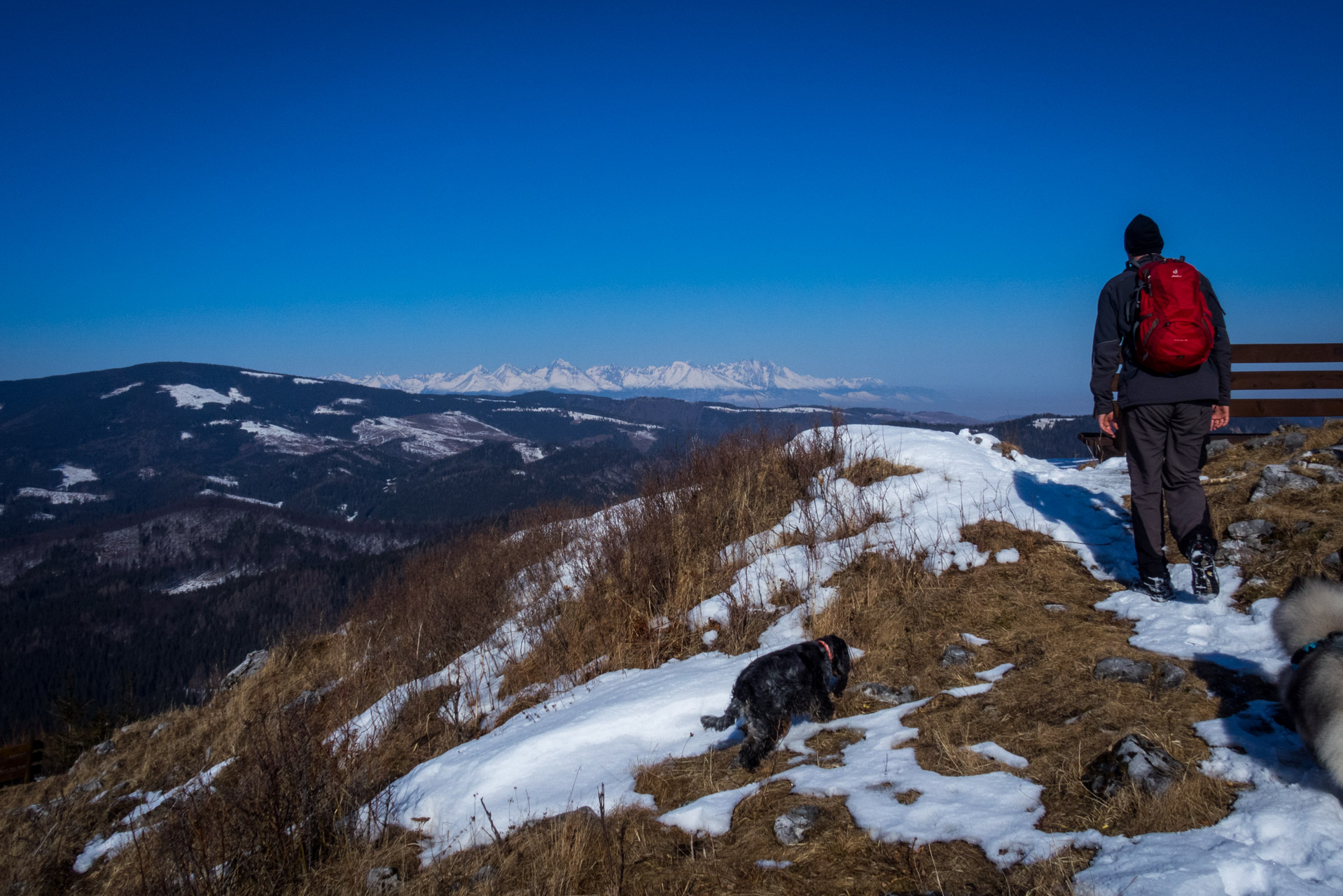 Ondrejisko (Borovniak) zo sedla Besník (Slovenský raj)