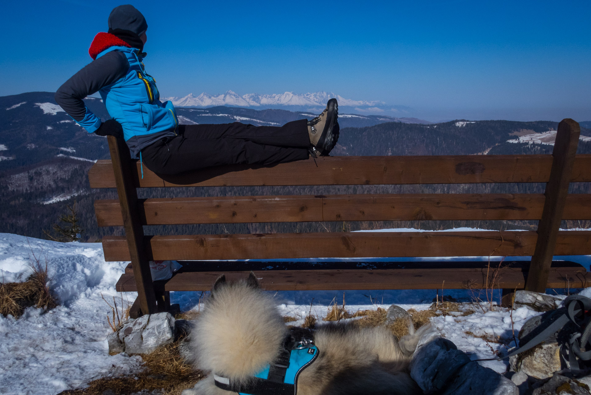 Ondrejisko (Borovniak) zo sedla Besník (Slovenský raj)