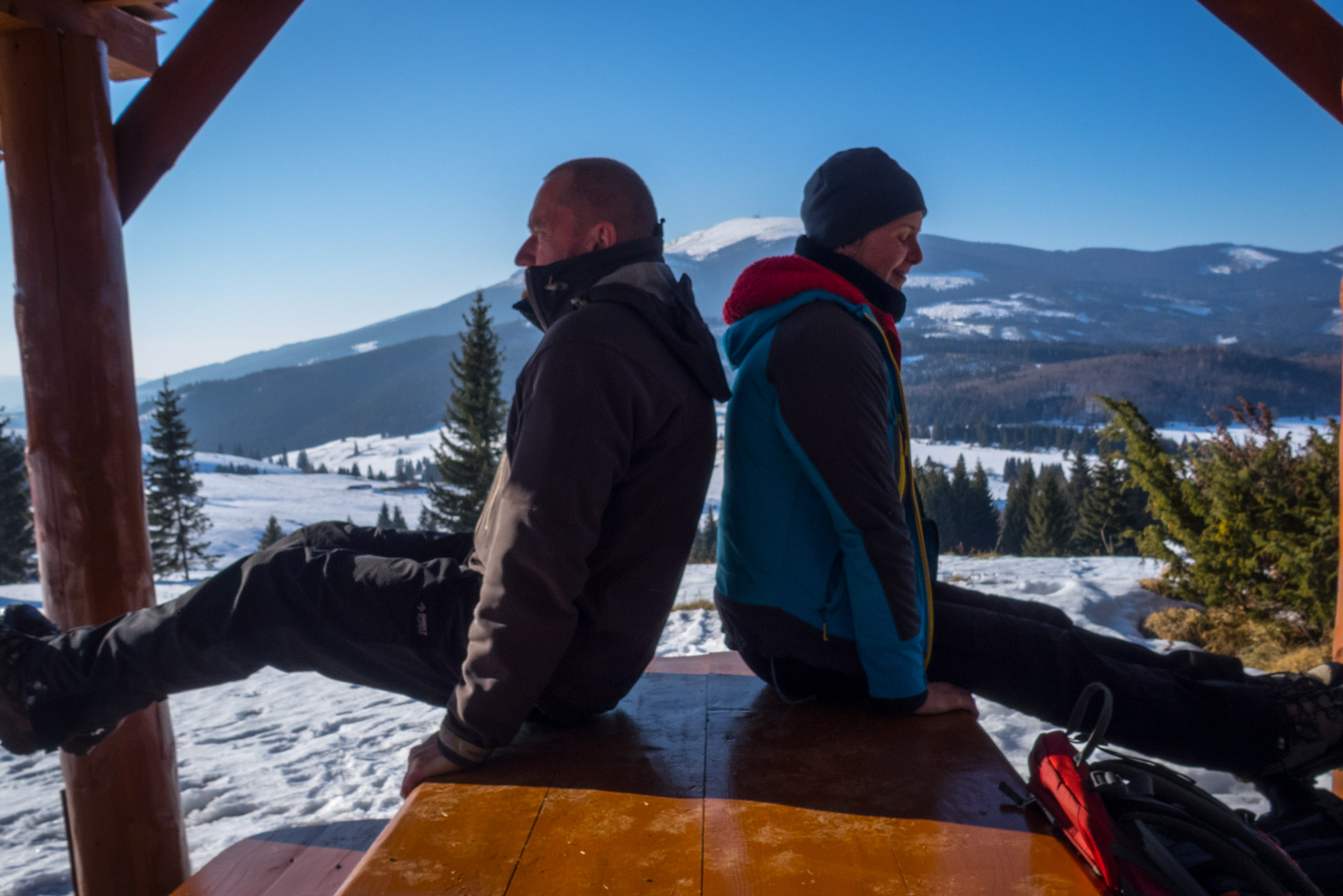 Ondrejisko (Borovniak) zo sedla Besník (Slovenský raj)