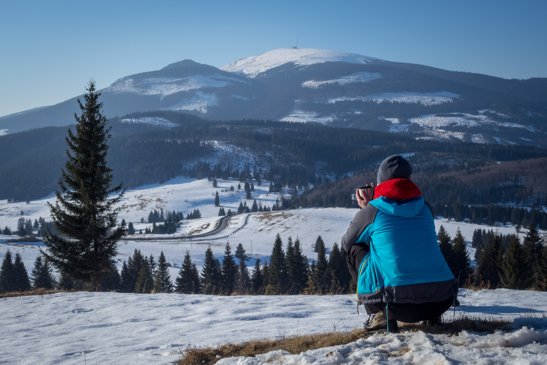 Ondrejisko (Borovniak) zo sedla Besník (Slovenský raj)