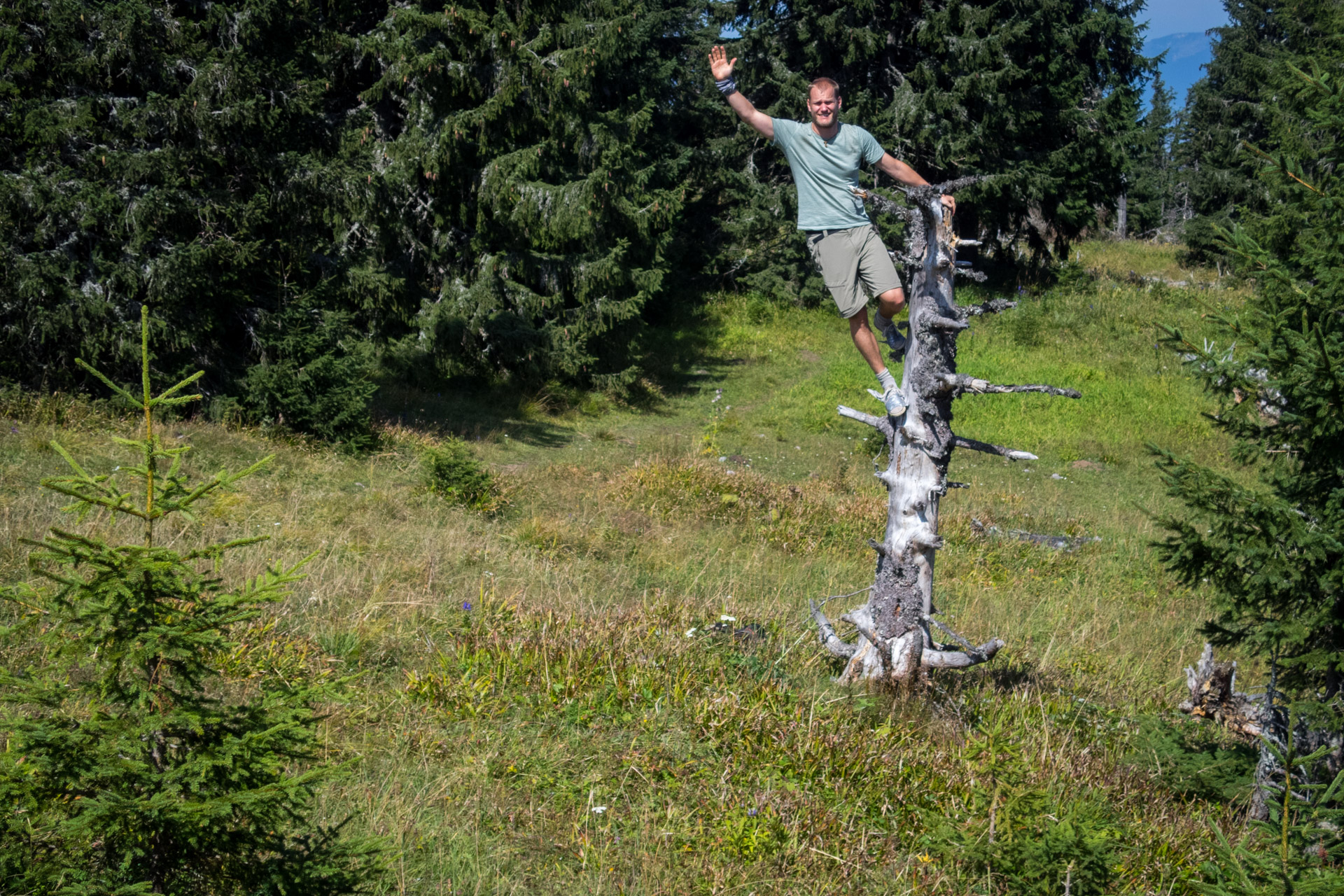 Poludnica z Iľanova cez sedlo pod Kúpeľom (Nízke Tatry)