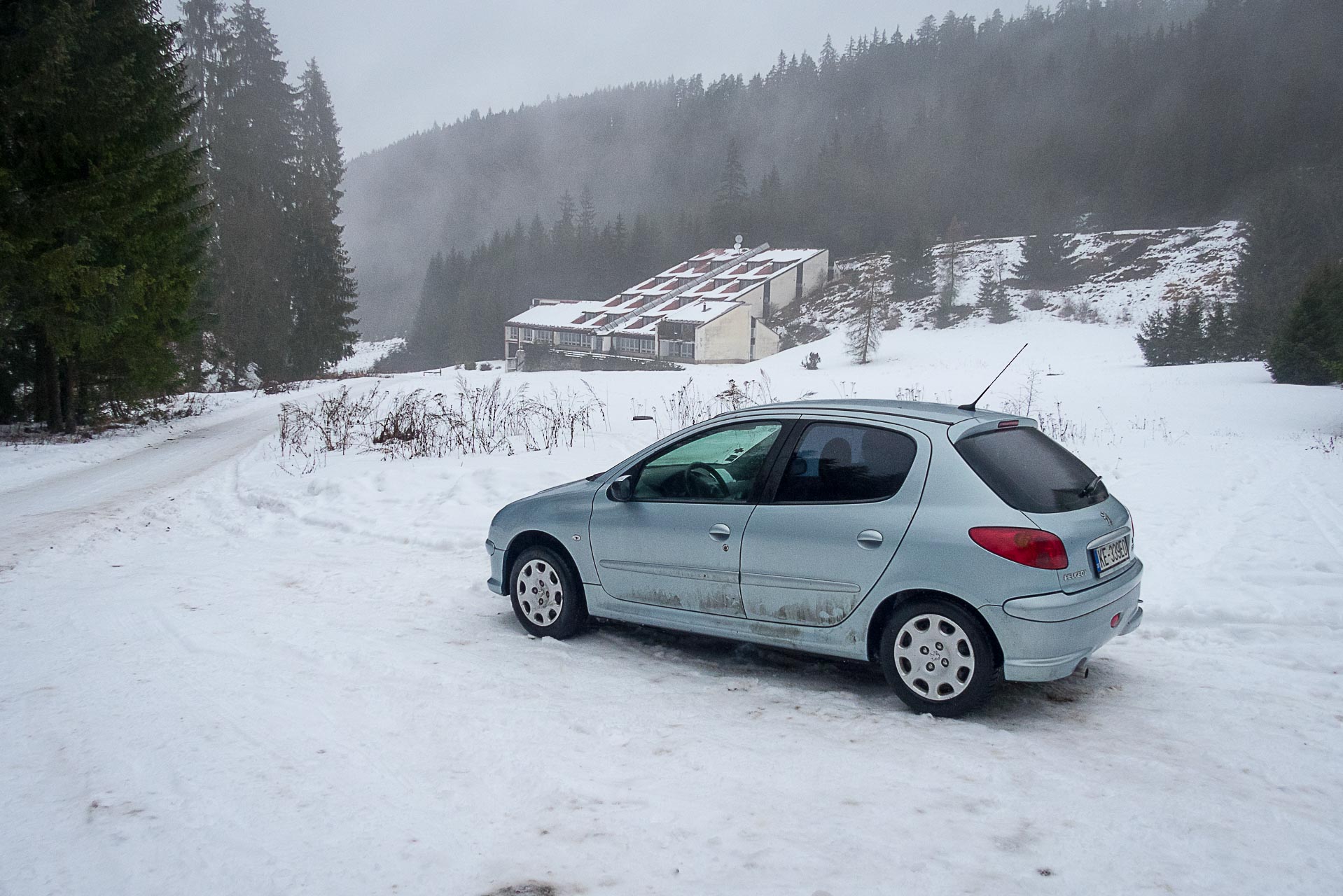 Poludnica zo Závažnej Poruby v zime (Nízke Tatry)