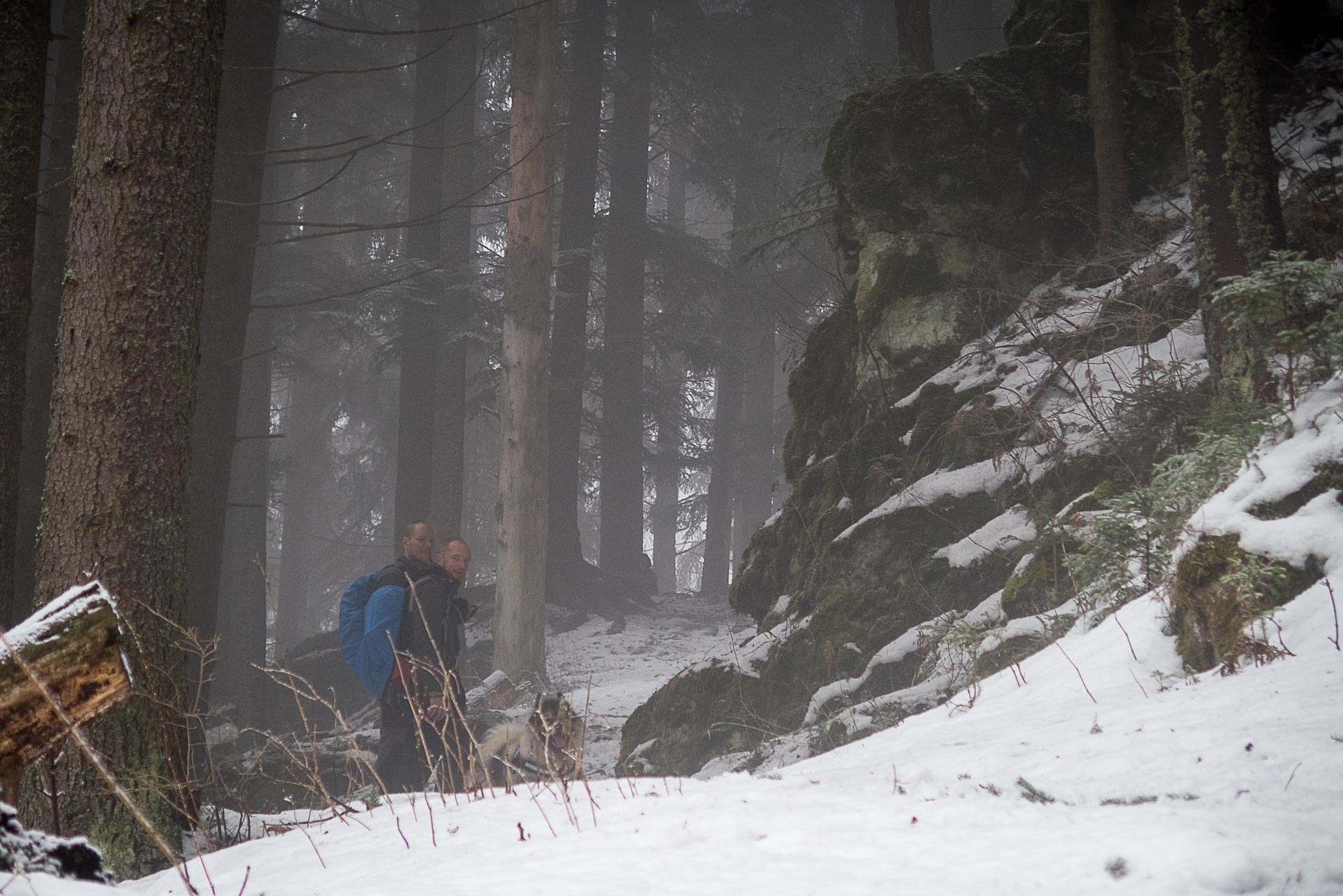 Poludnica zo Závažnej Poruby v zime (Nízke Tatry)