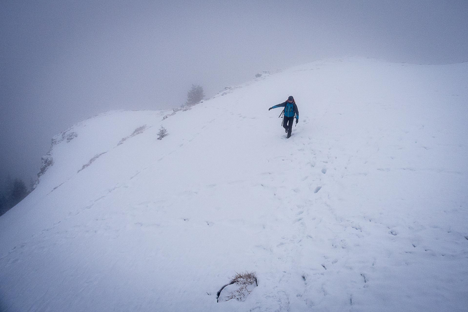 Poludnica zo Závažnej Poruby v zime (Nízke Tatry)