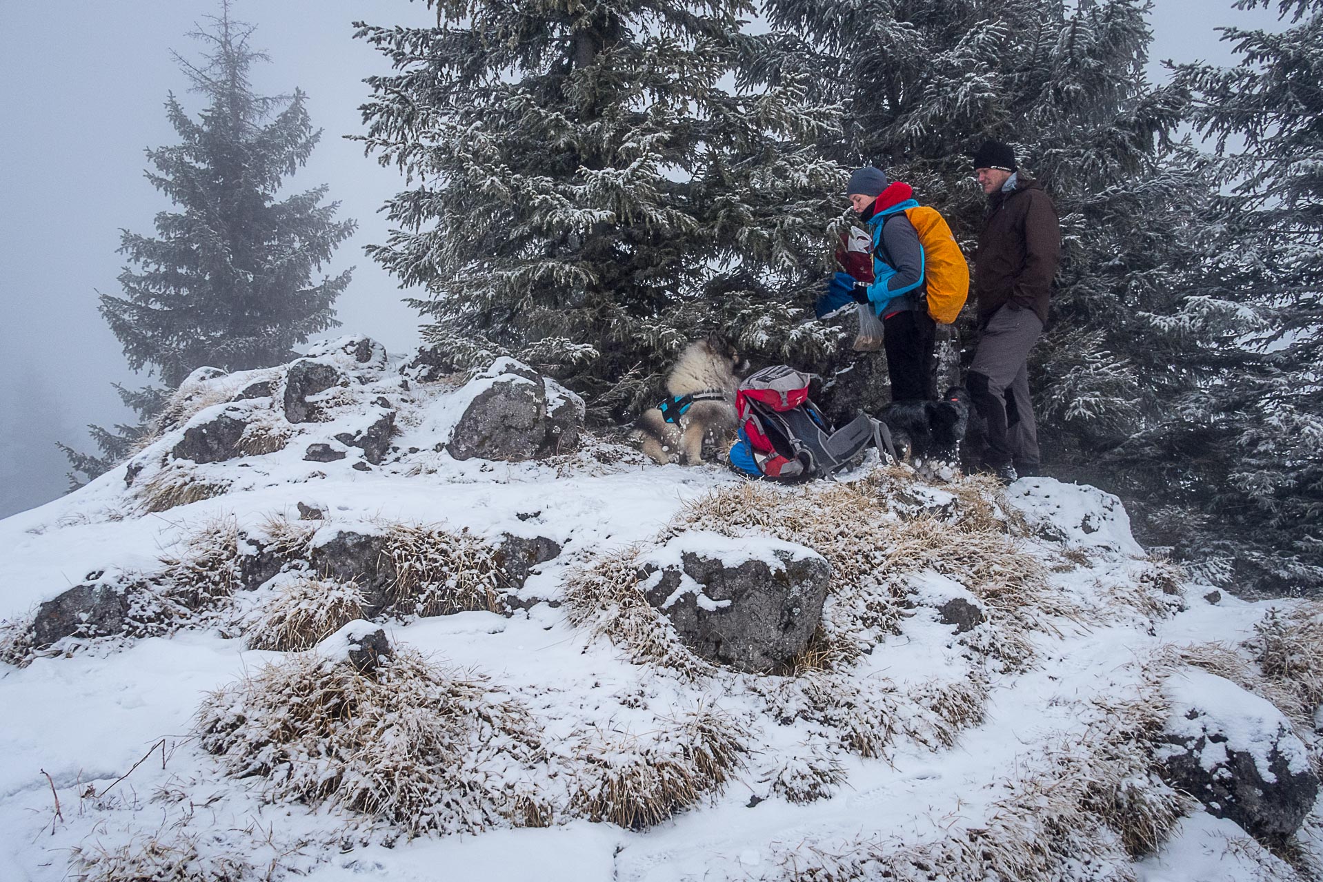 Poludnica zo Závažnej Poruby v zime (Nízke Tatry)