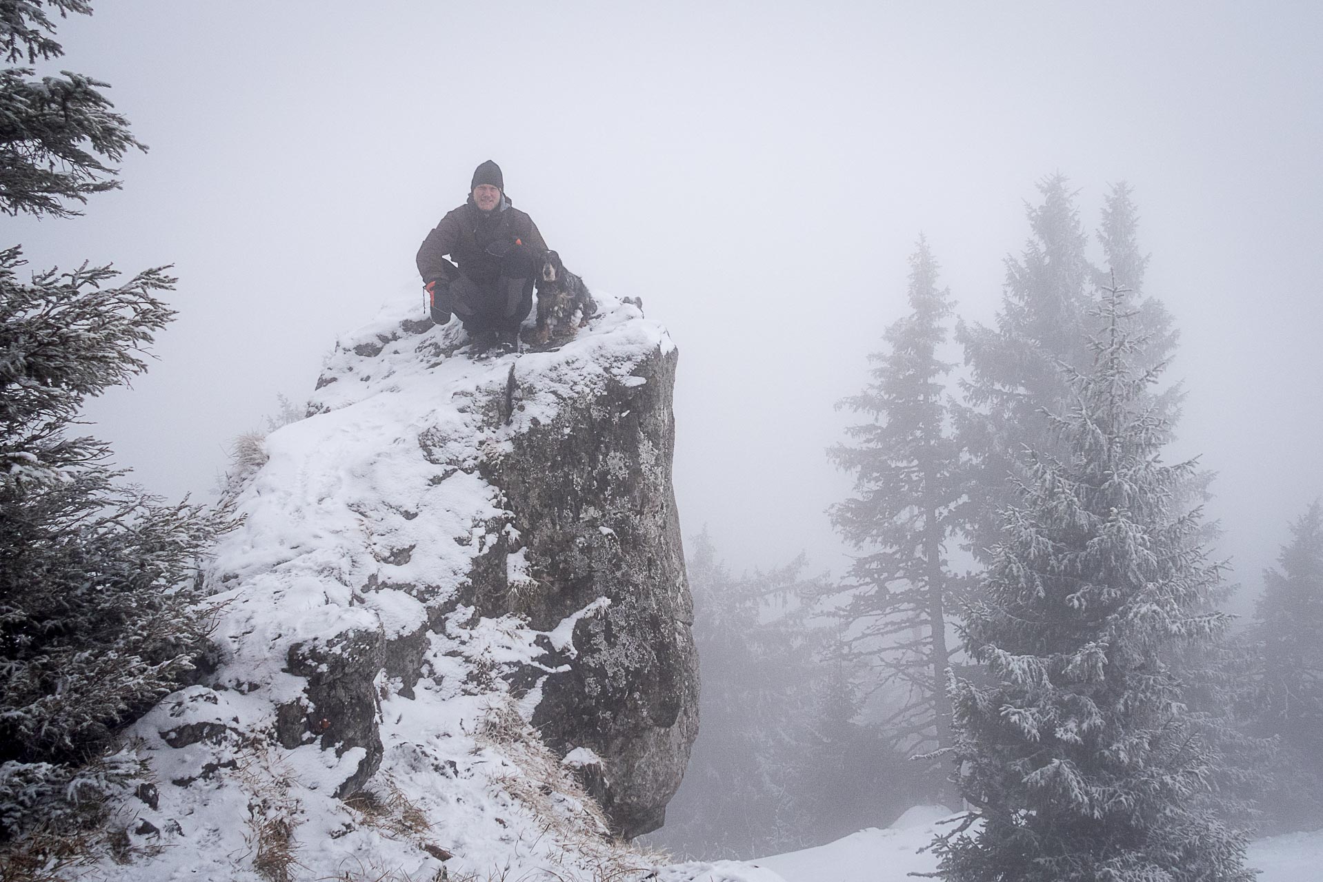 Poludnica zo Závažnej Poruby v zime (Nízke Tatry)