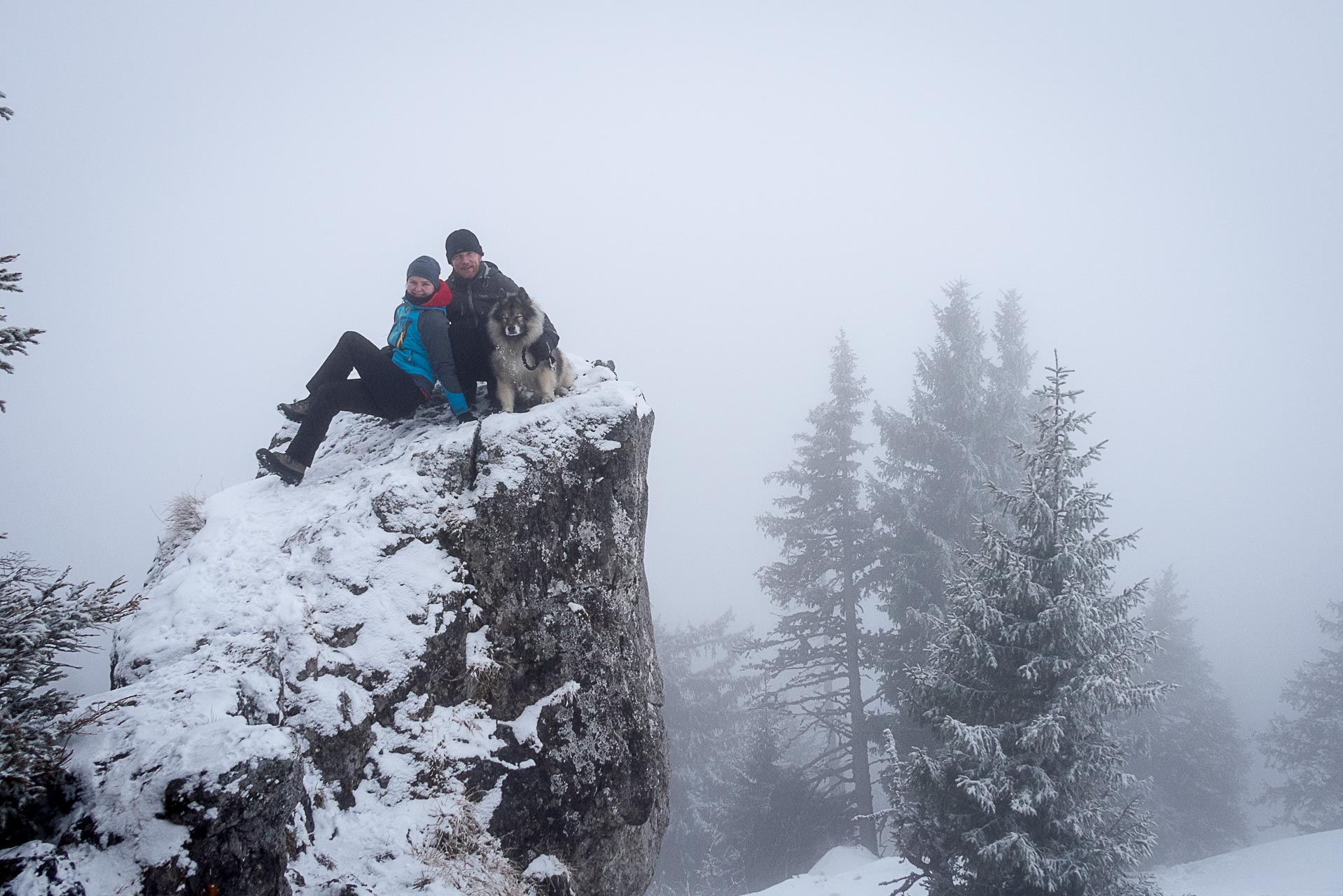 Poludnica zo Závažnej Poruby v zime (Nízke Tatry)