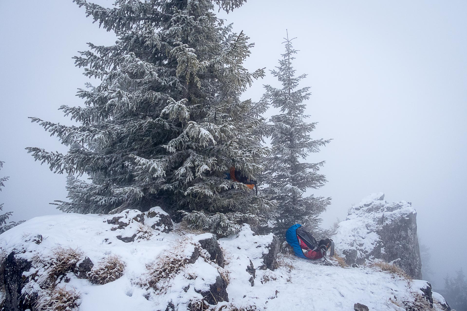 Poludnica zo Závažnej Poruby v zime (Nízke Tatry)