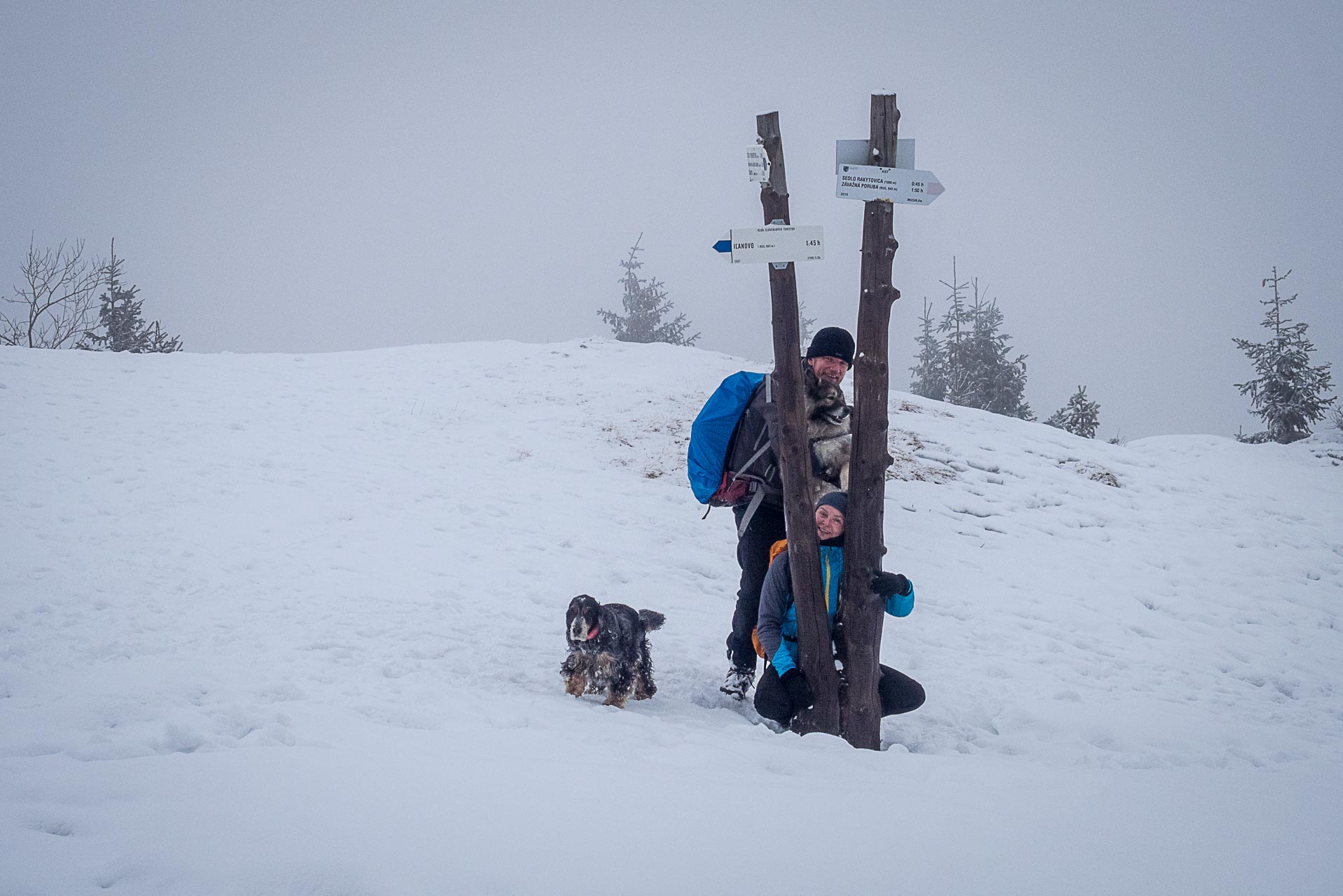 Poludnica zo Závažnej Poruby v zime (Nízke Tatry)