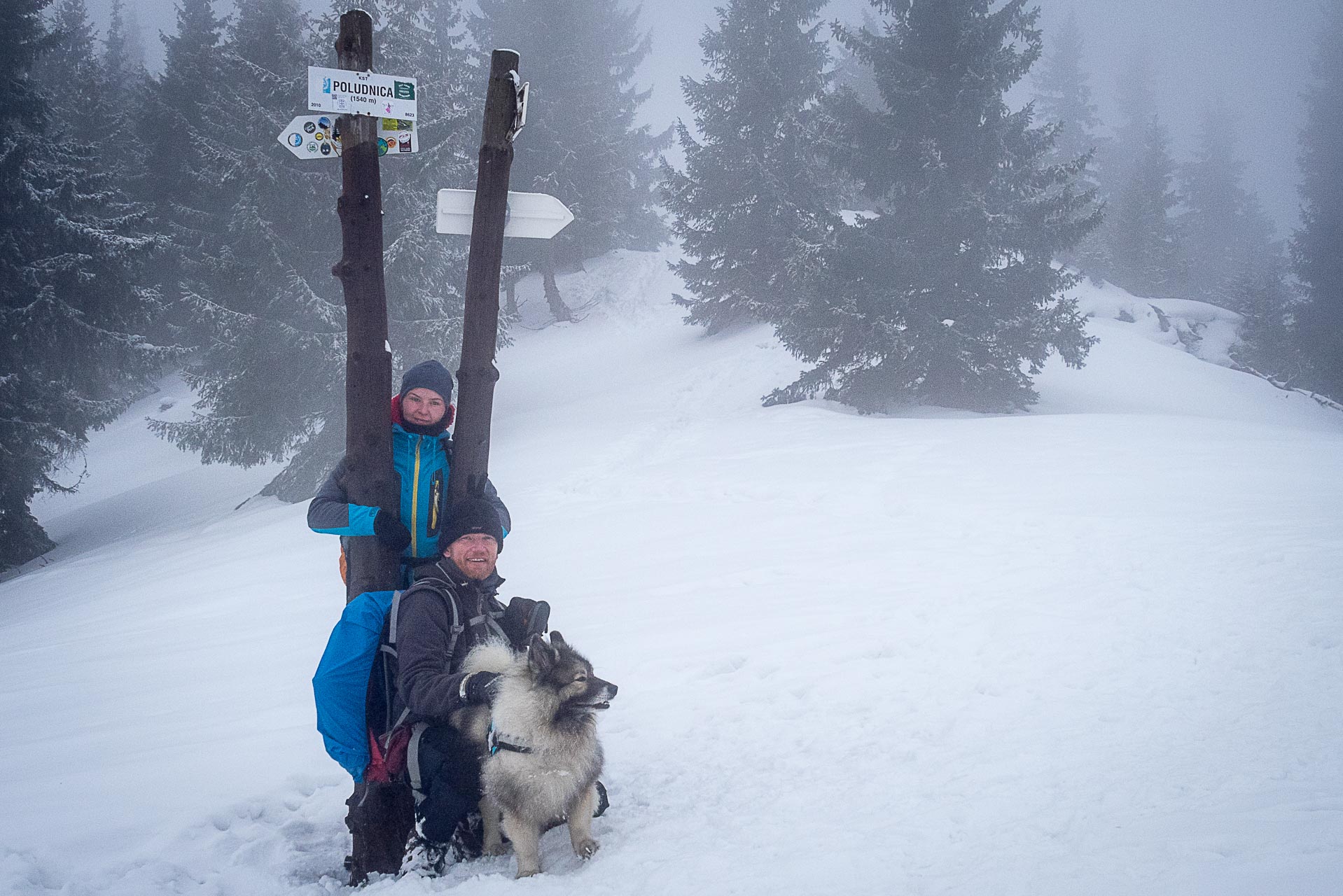 Poludnica zo Závažnej Poruby v zime (Nízke Tatry)