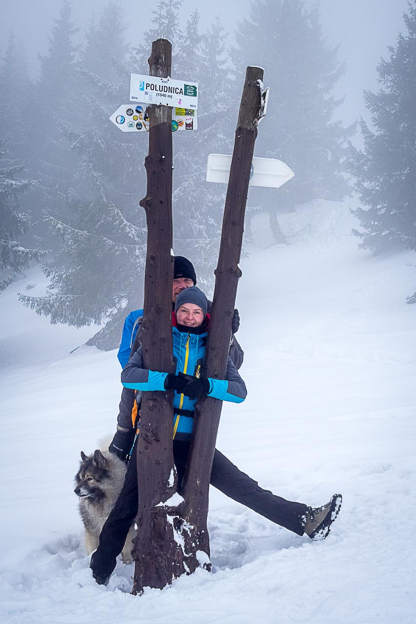 Poludnica zo Závažnej Poruby v zime (Nízke Tatry)