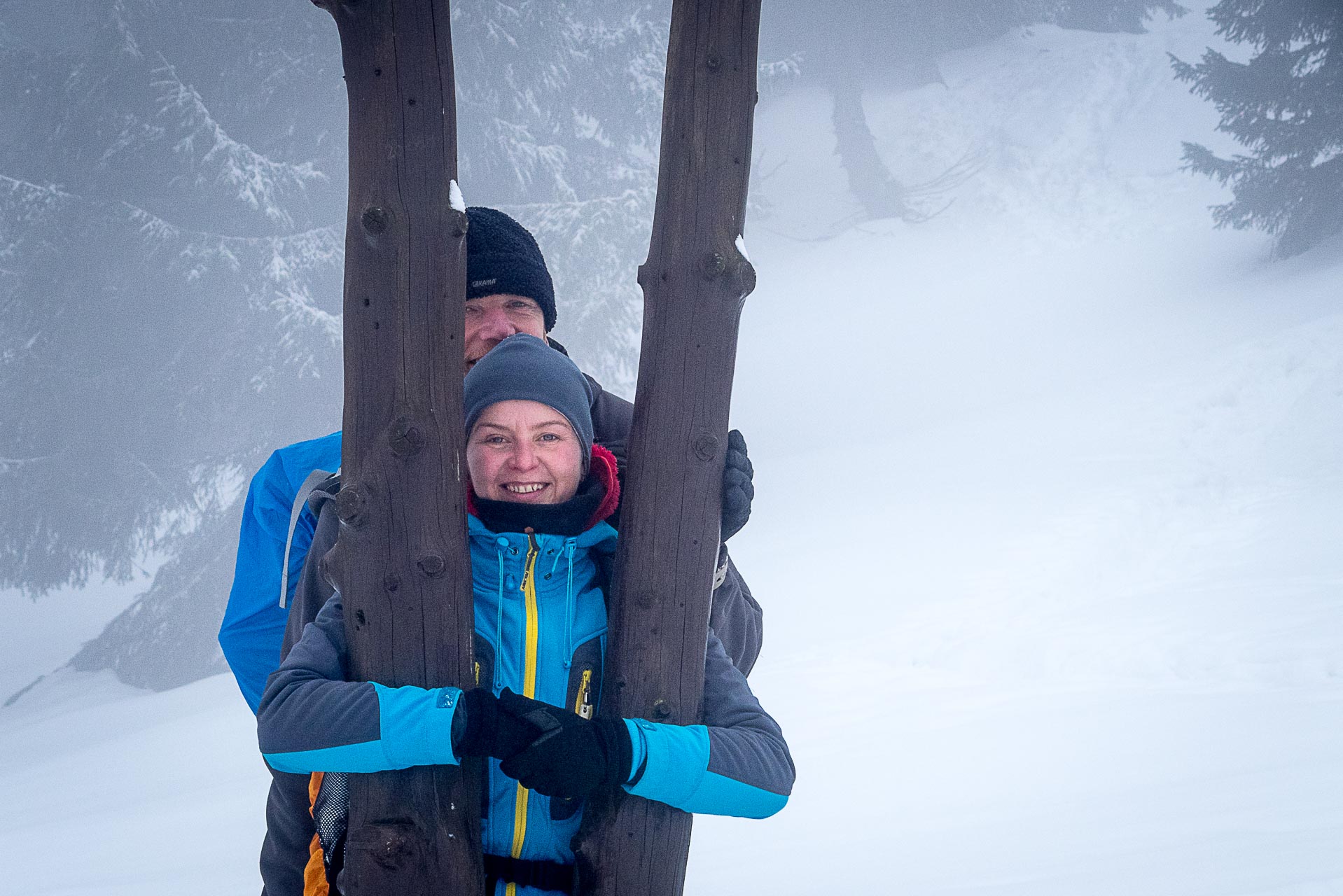 Poludnica zo Závažnej Poruby v zime (Nízke Tatry)