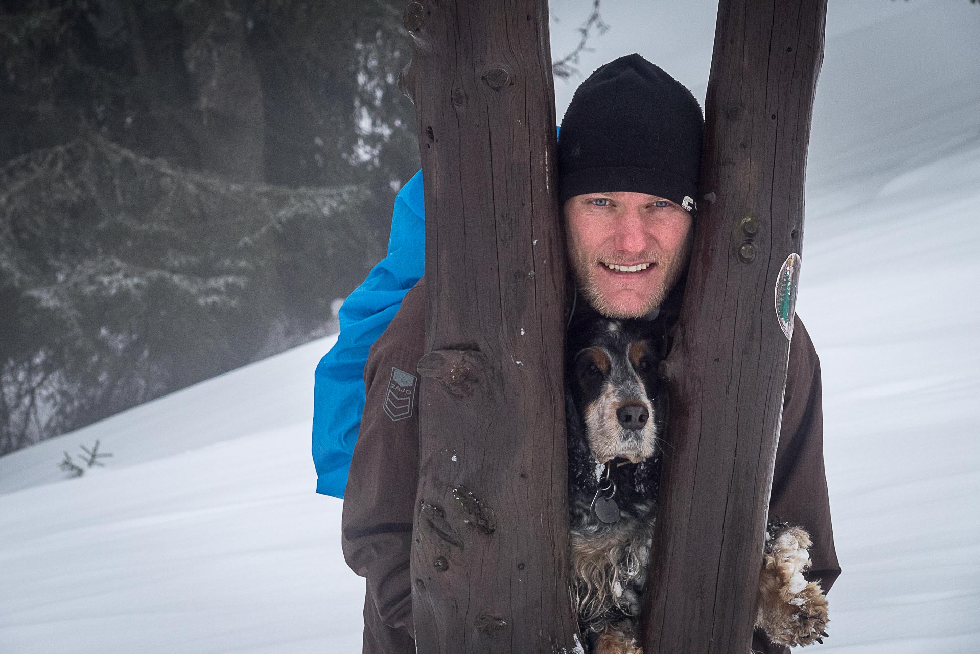 Poludnica zo Závažnej Poruby v zime (Nízke Tatry)