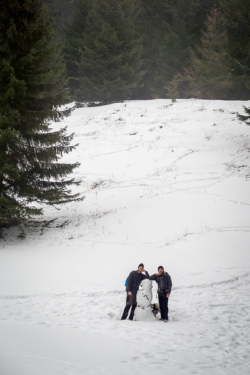 Poludnica zo Závažnej Poruby v zime (Nízke Tatry)