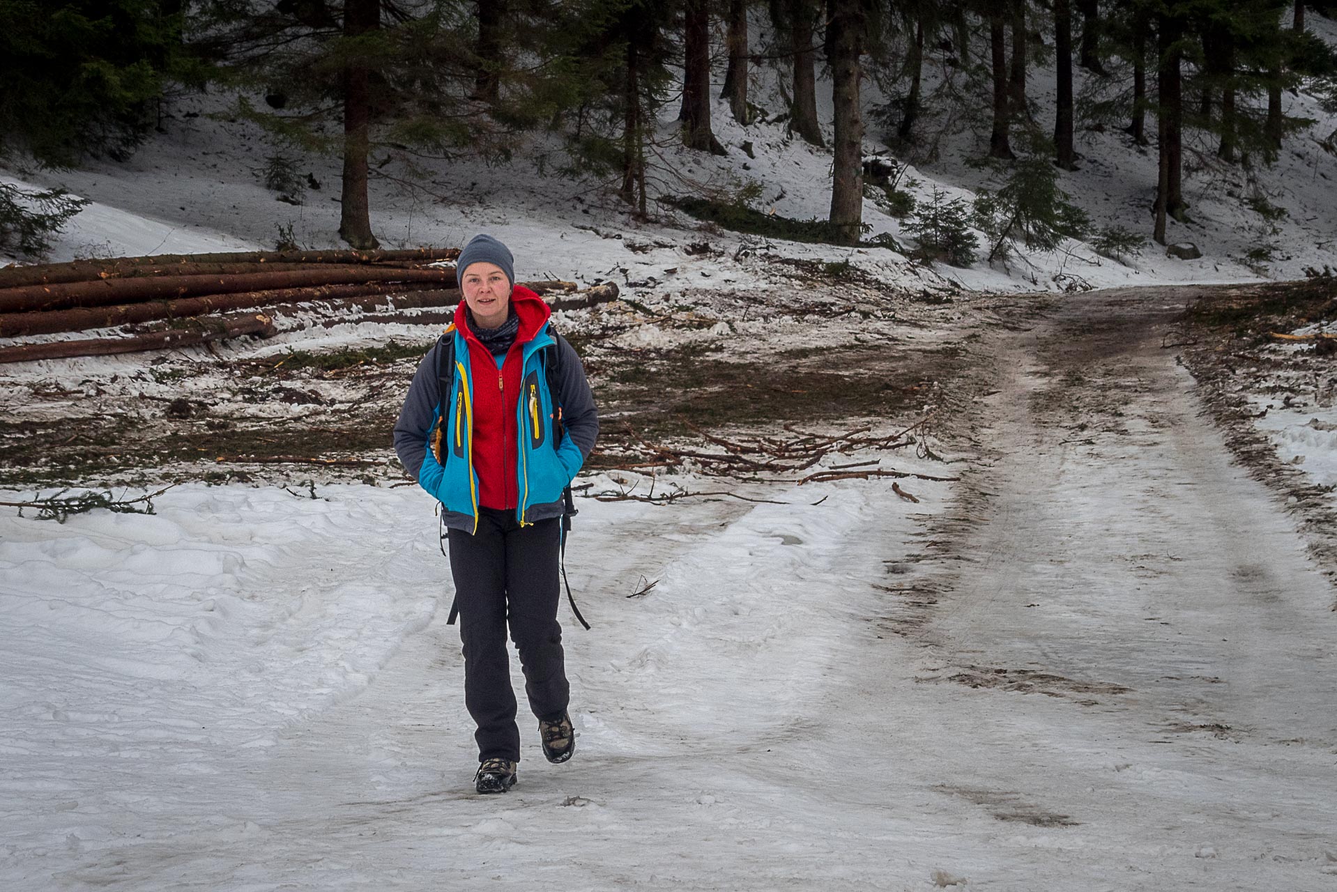 Poludnica zo Závažnej Poruby v zime (Nízke Tatry)