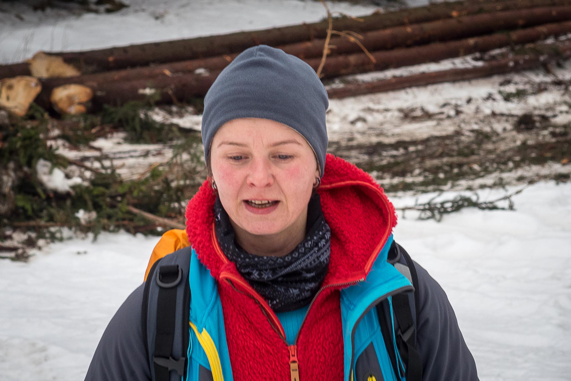 Poludnica zo Závažnej Poruby v zime (Nízke Tatry)