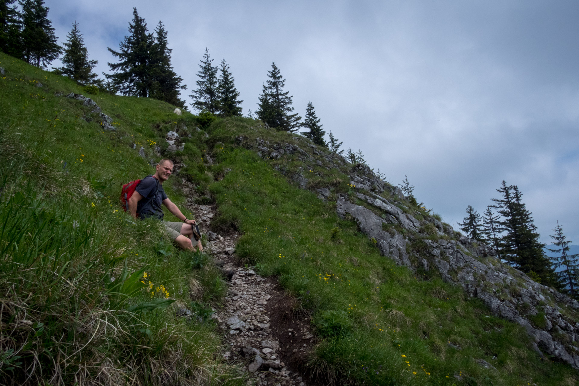 Siná od Demänovskej jaskyne slobody (Nízke Tatry)