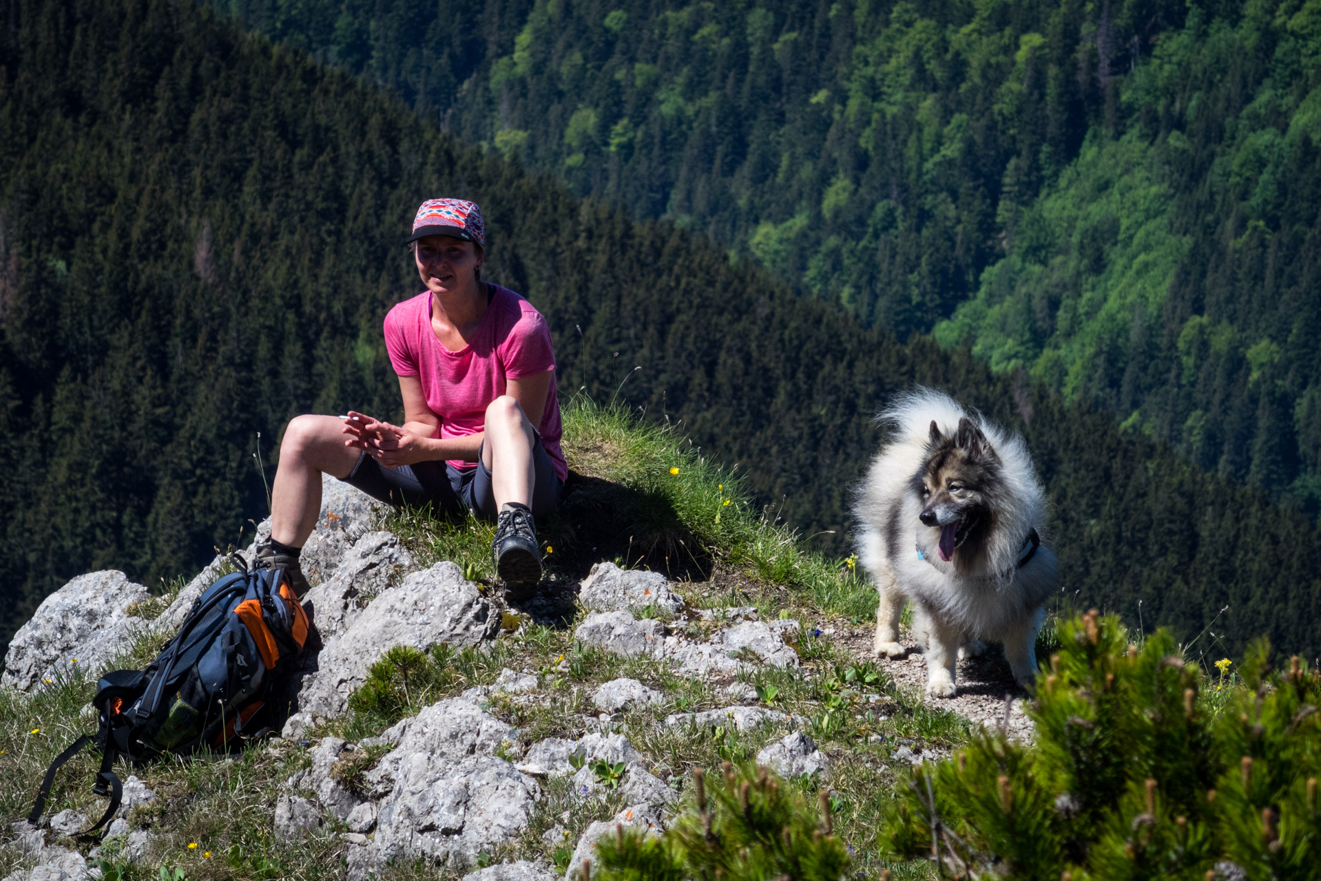 Sivý vrch od horárne Biela skala (Západné Tatry)