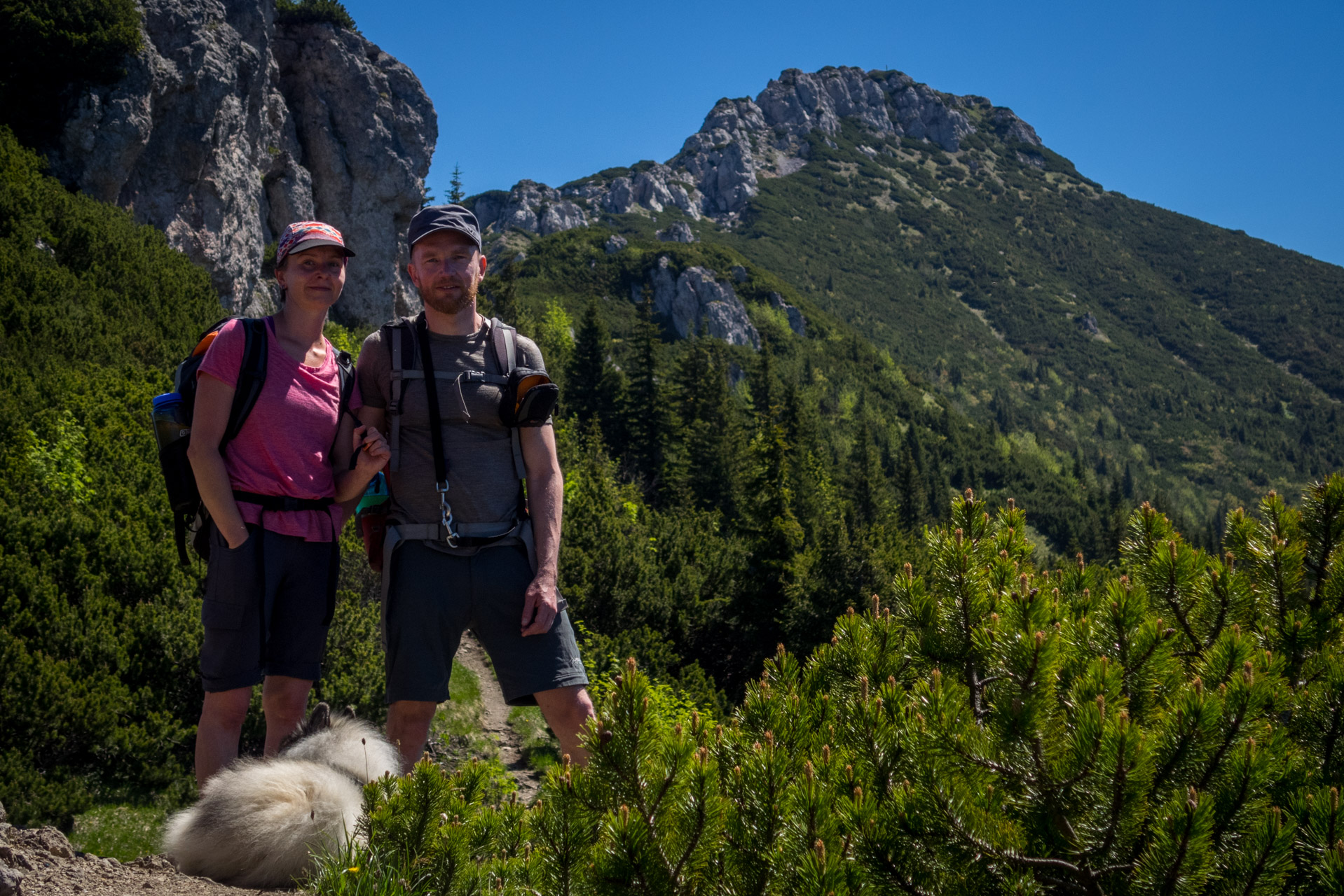 Sivý vrch od horárne Biela skala (Západné Tatry)