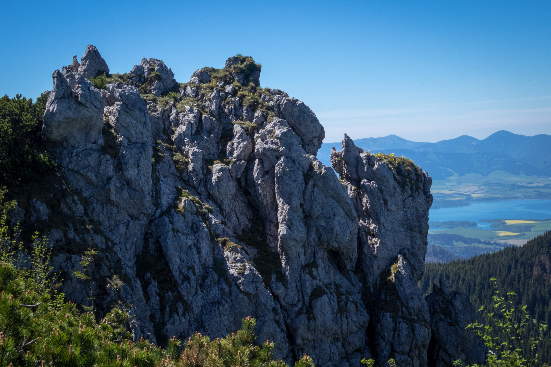 Sivý vrch od horárne Biela skala (Západné Tatry)