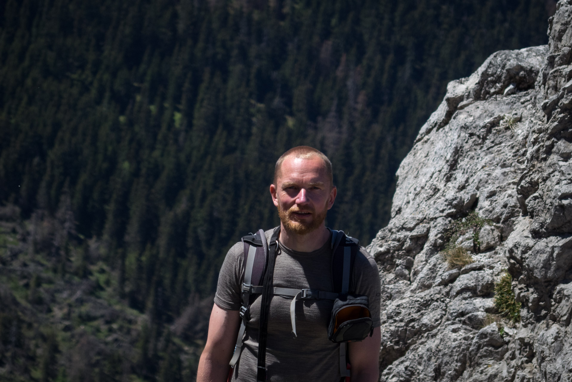 Sivý vrch od horárne Biela skala (Západné Tatry)